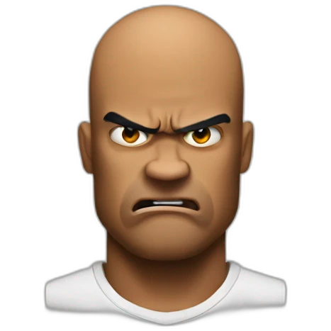 Booba angry emoji