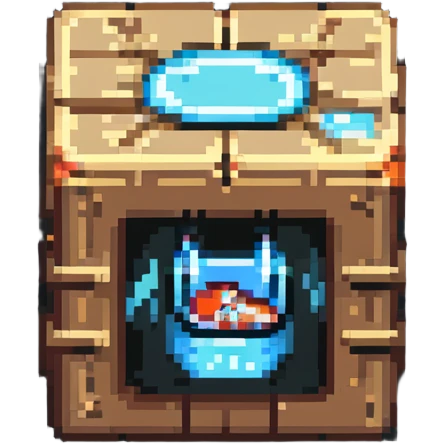 2d power up crate with speed shoe emoji