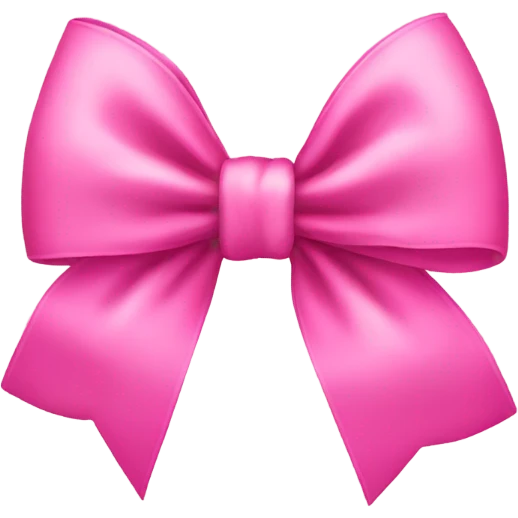 pink bow  emoji