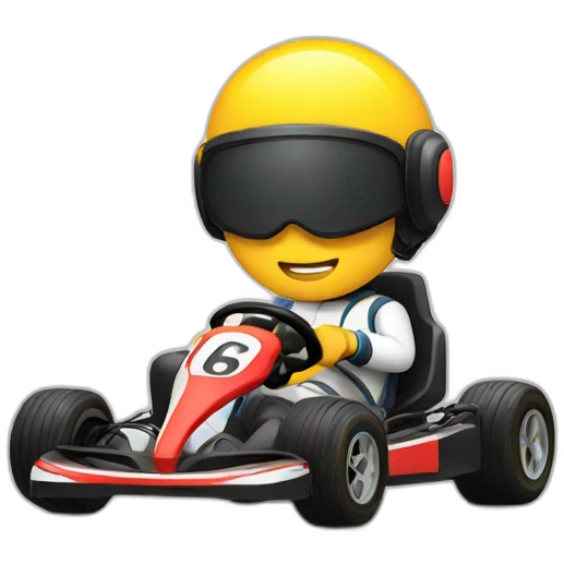 Karting emoji
