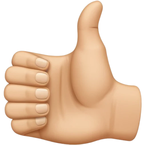 thumbs up hand emoji