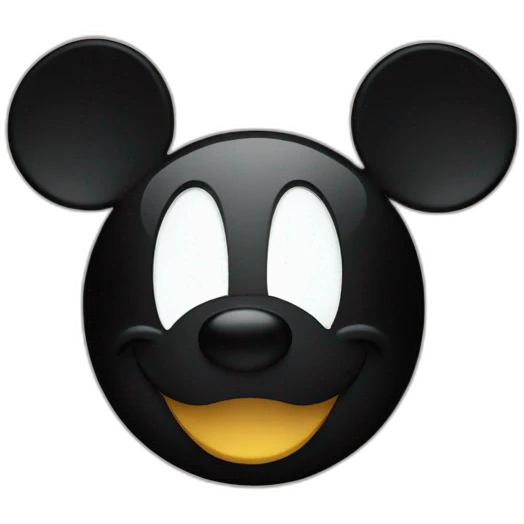 Mickey mouse emoji