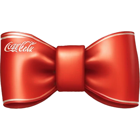 Coca cola bow emoji