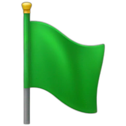 green flag emoji
