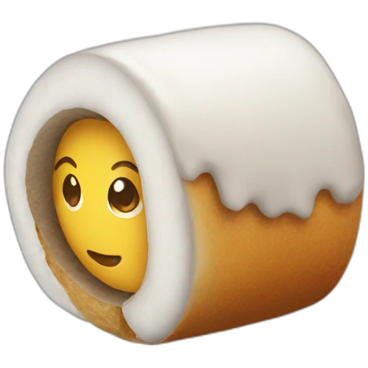 Mini roll bum emoji