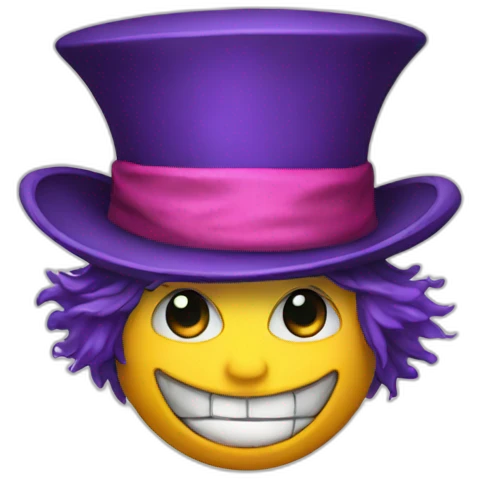 crazy hatter emoji
