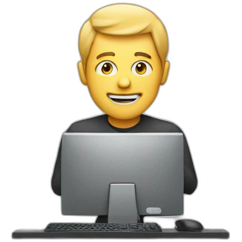 computer man emoji