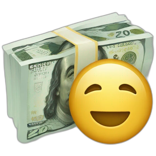 Billet euros  emoji