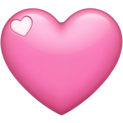 Pink heart emoji