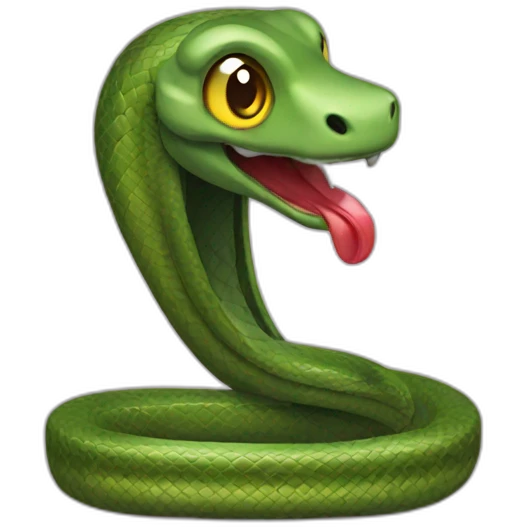 snake as a tailor emoji