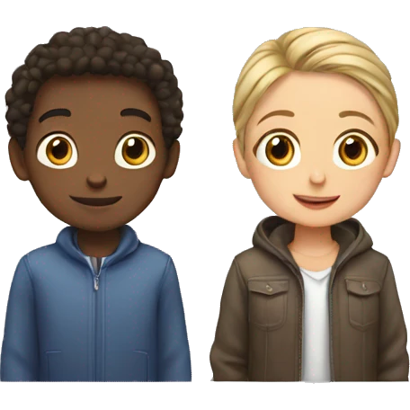 boy and girl  emoji