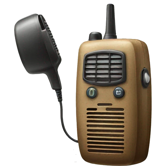vintage Walkie talkie emoji