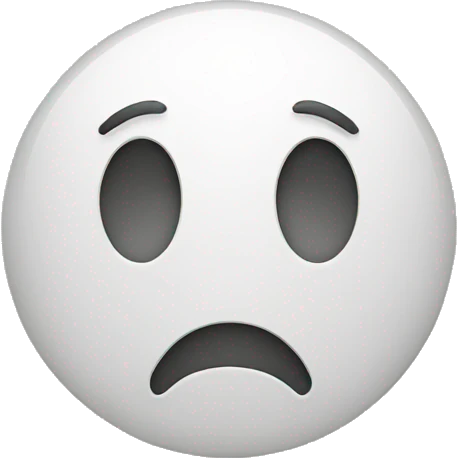 A smiley face sad emoji