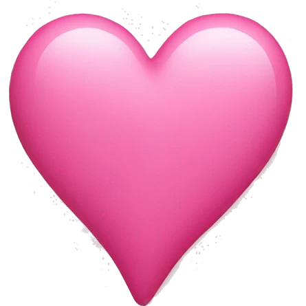 Pink heart emoji