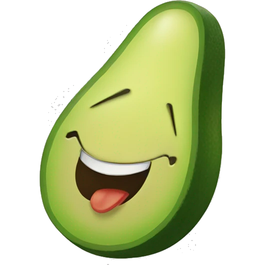 Happy Avocado  emoji