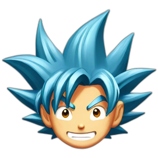 Goku smiles emoji
