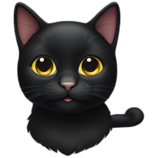 black cat emoji