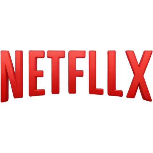 Create a fun Netflix emoji with the letters "LCC" integrated prominently in the logo emoji