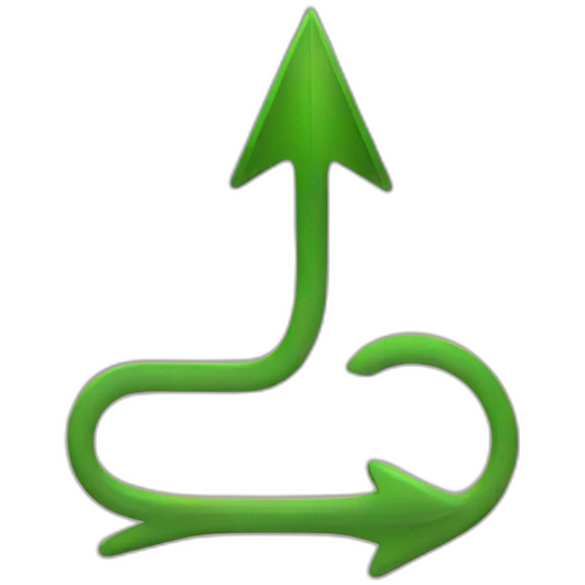 Upward arrow emoji