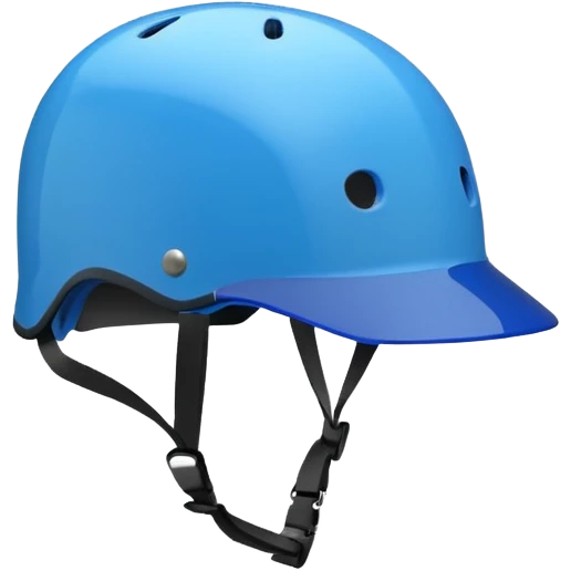 skate helmet, front view emoji