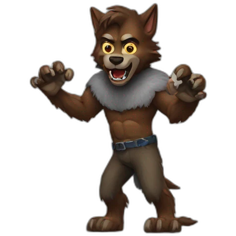Werewolf emoji