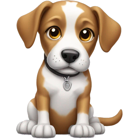 Dog wearing shoes emoji