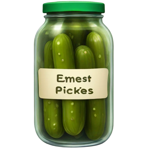 Jar of pickles emoji