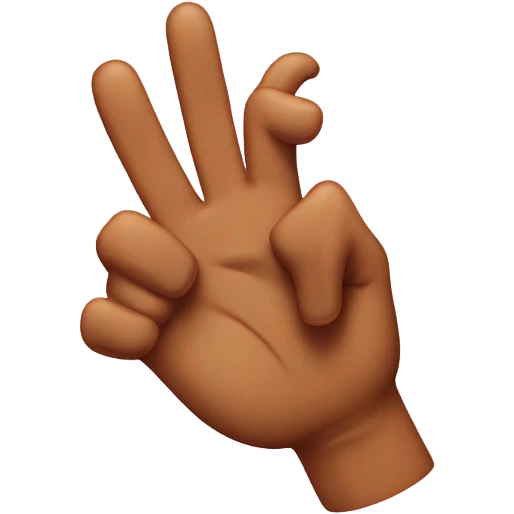 Peace sign in front of tongue emoji  emoji