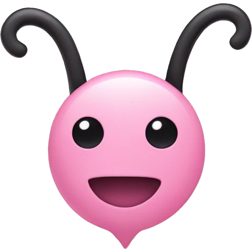 light pink tick emoji