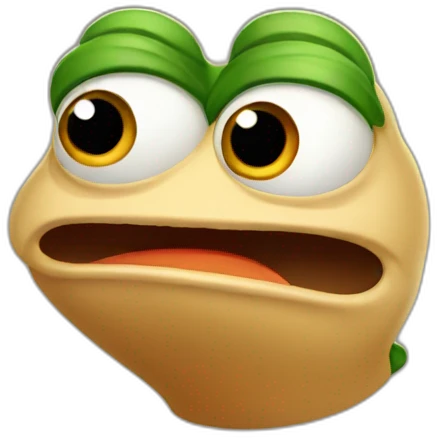 Surprised pepe emoji