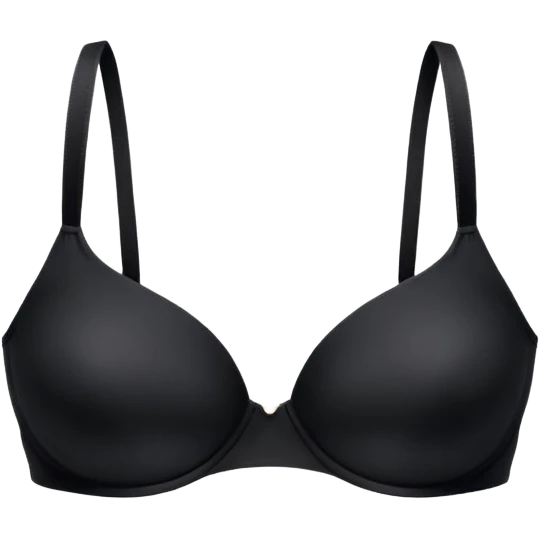 Black plain bra emoji