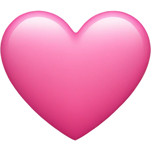 Pink heart  emoji