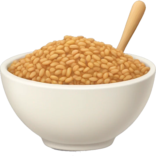 bowl of farro emoji