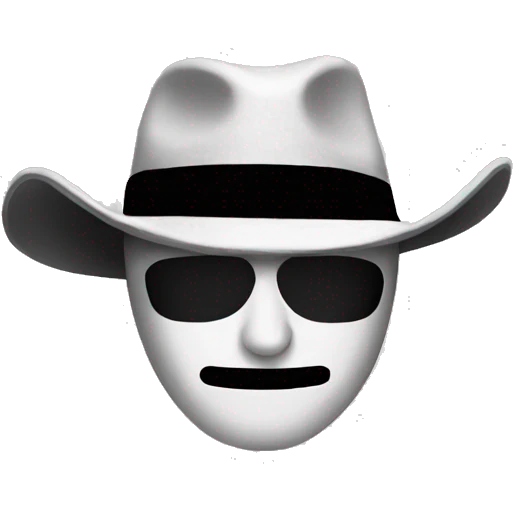 anonymous hat emoji