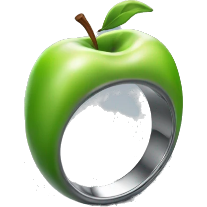 Apple logo ring  emoji