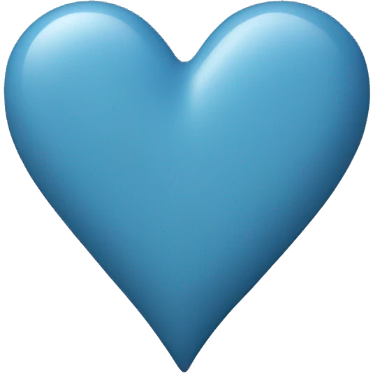 dusky blue heart emoji