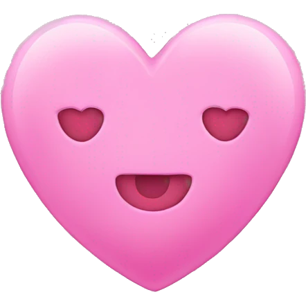 Pink heart stars emoji
