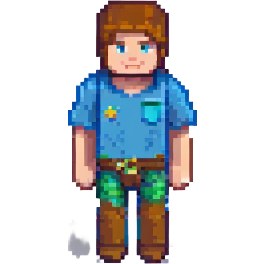 minecraft steve character emoji