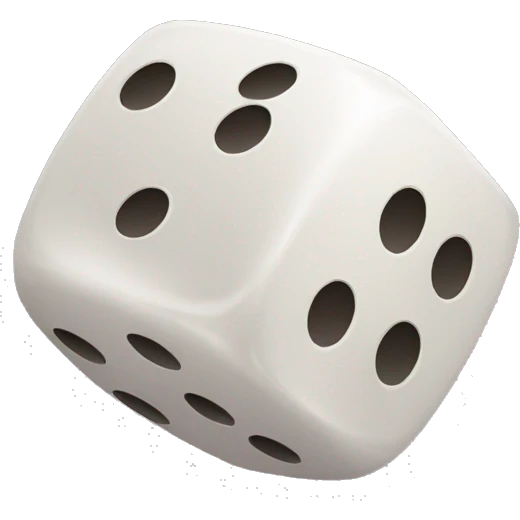 randomized icon, dice emoji