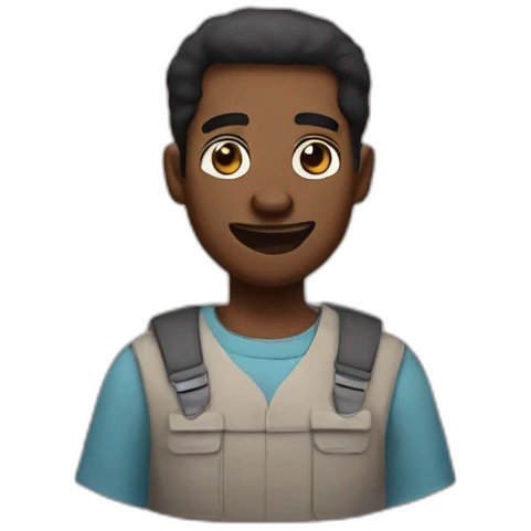 Charactere of Among us the famous vidéo game emoji