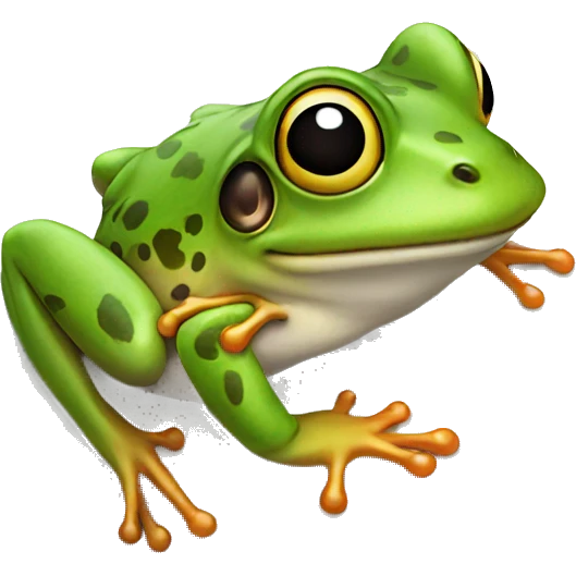 frog on ball emoji