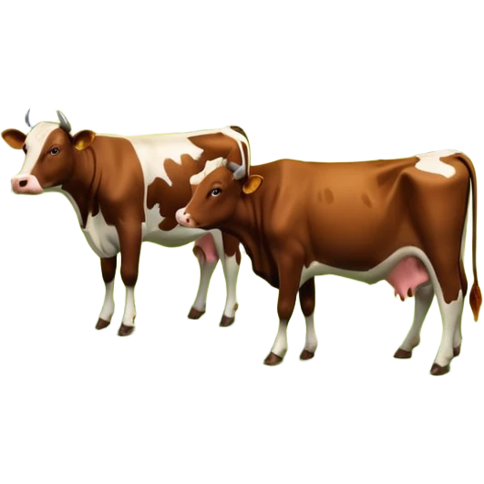 greenfield with cow cattle emoji