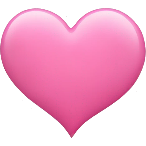 Pink heart emoji