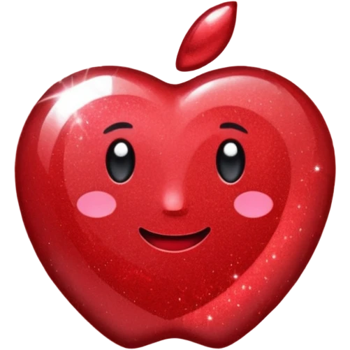 red glitter role emoji