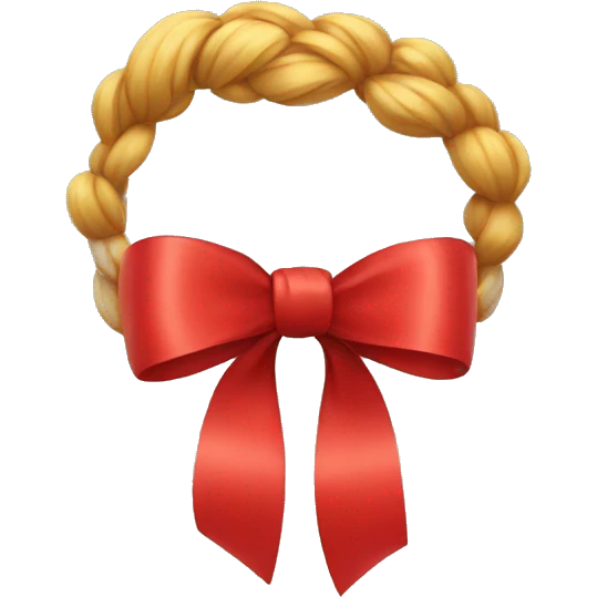 Red bow emoji