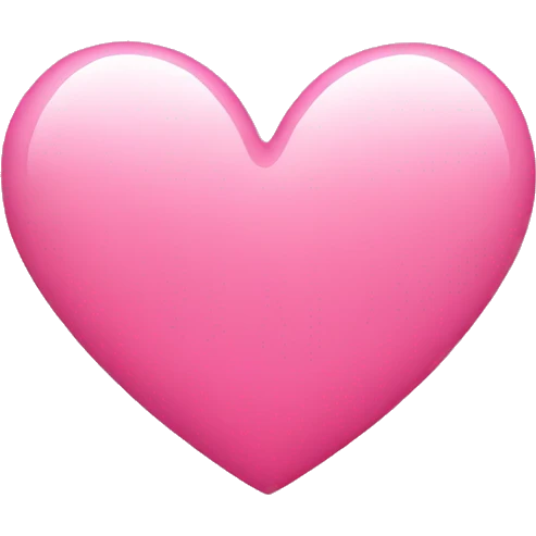 Pink Heart emoji
