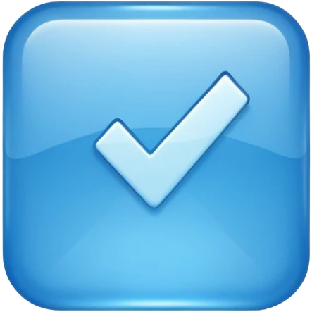 Can you create a blue tick badge as an emoji emoji