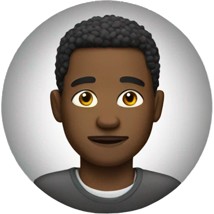 black man emoji