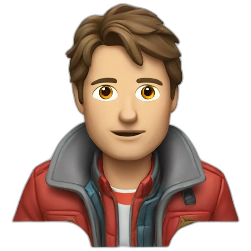 Marty mcfly emoji