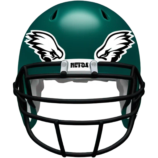 Eagles nfl helmet  emoji